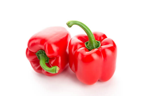 red capsicums