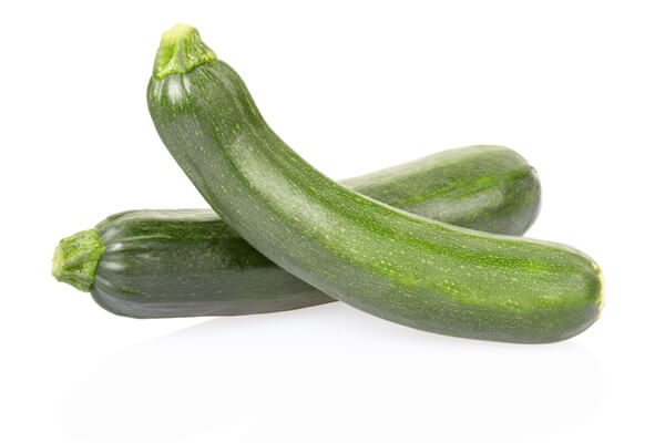 two zucchinis